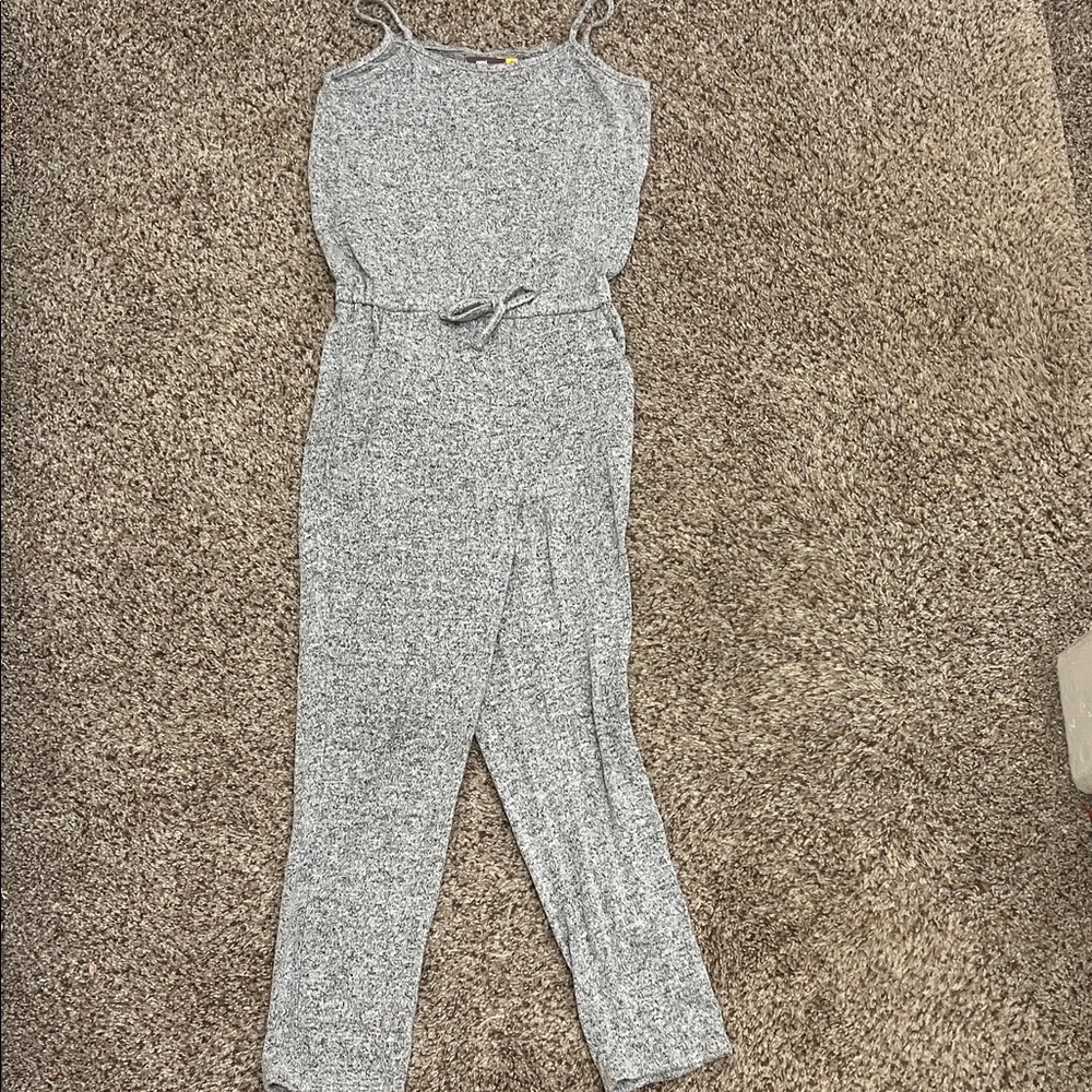 Chic Gray Kids Jumpsuit